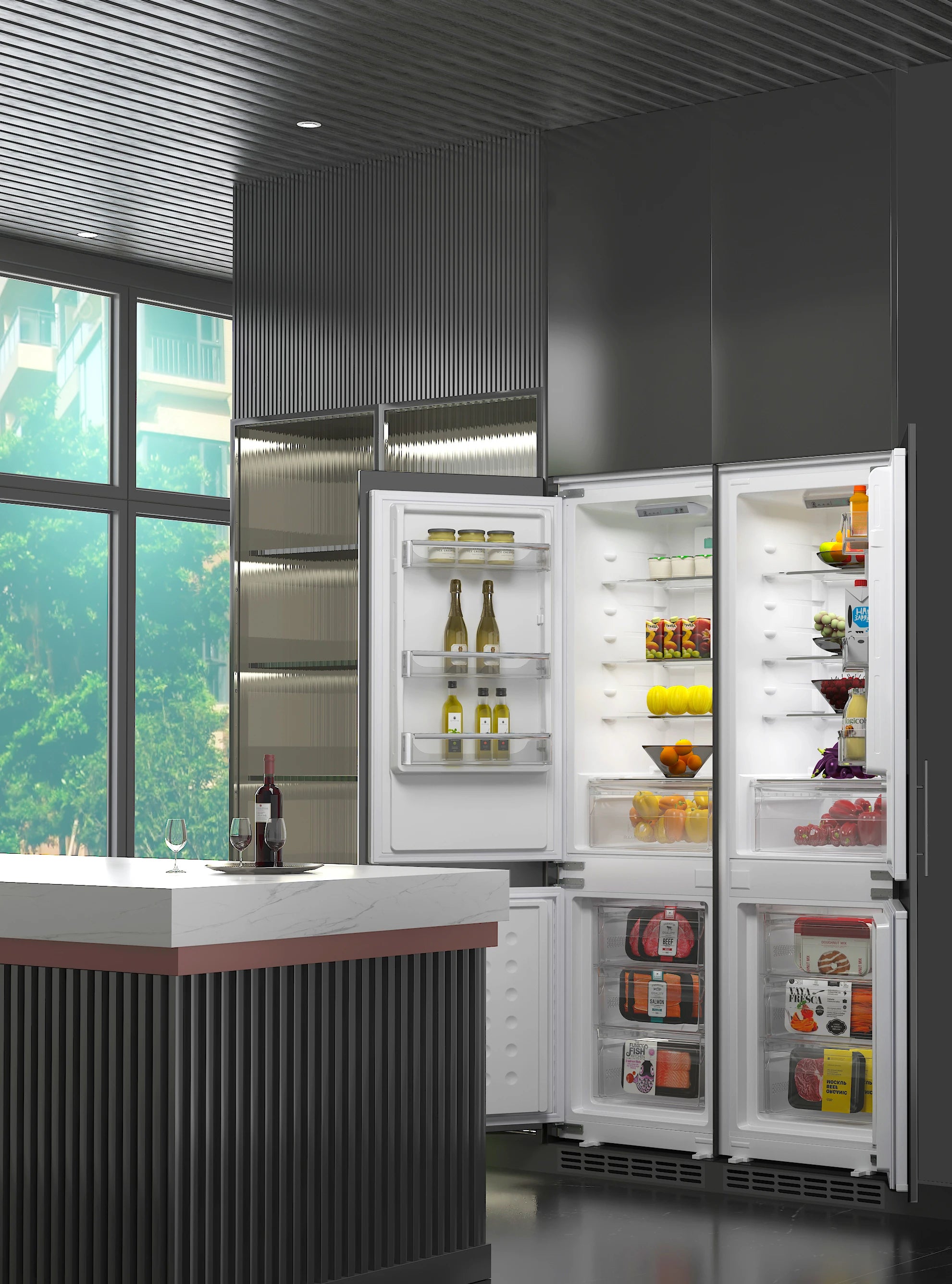 232L Built-in Fridge for Home