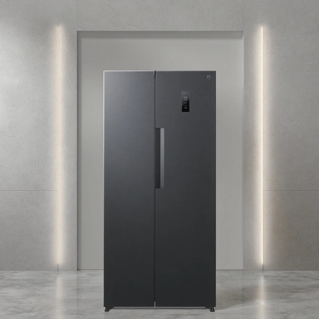 501L Side-by-Side Refrigerator - Smart 2-Door Fridge with App Control (36dB Ultra-Quiet Operation, Energy Saving）