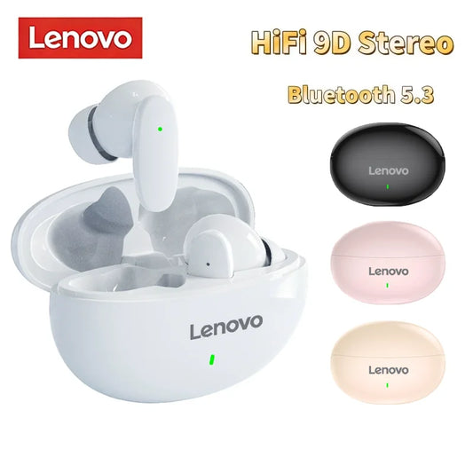Lenovo NEW Bluetooth Earphones Laptop Computer Earbuds Lightweight Headphones Compatible with Smart Phone For Sport